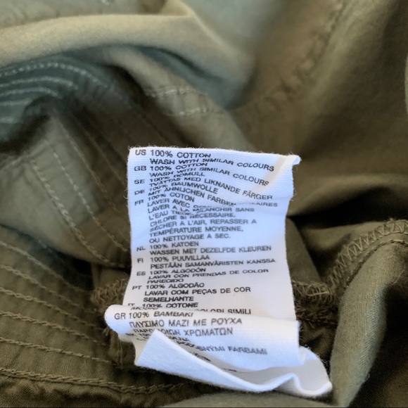 2 for $25 H&M Utility Green Dress - Picture 5 of 6